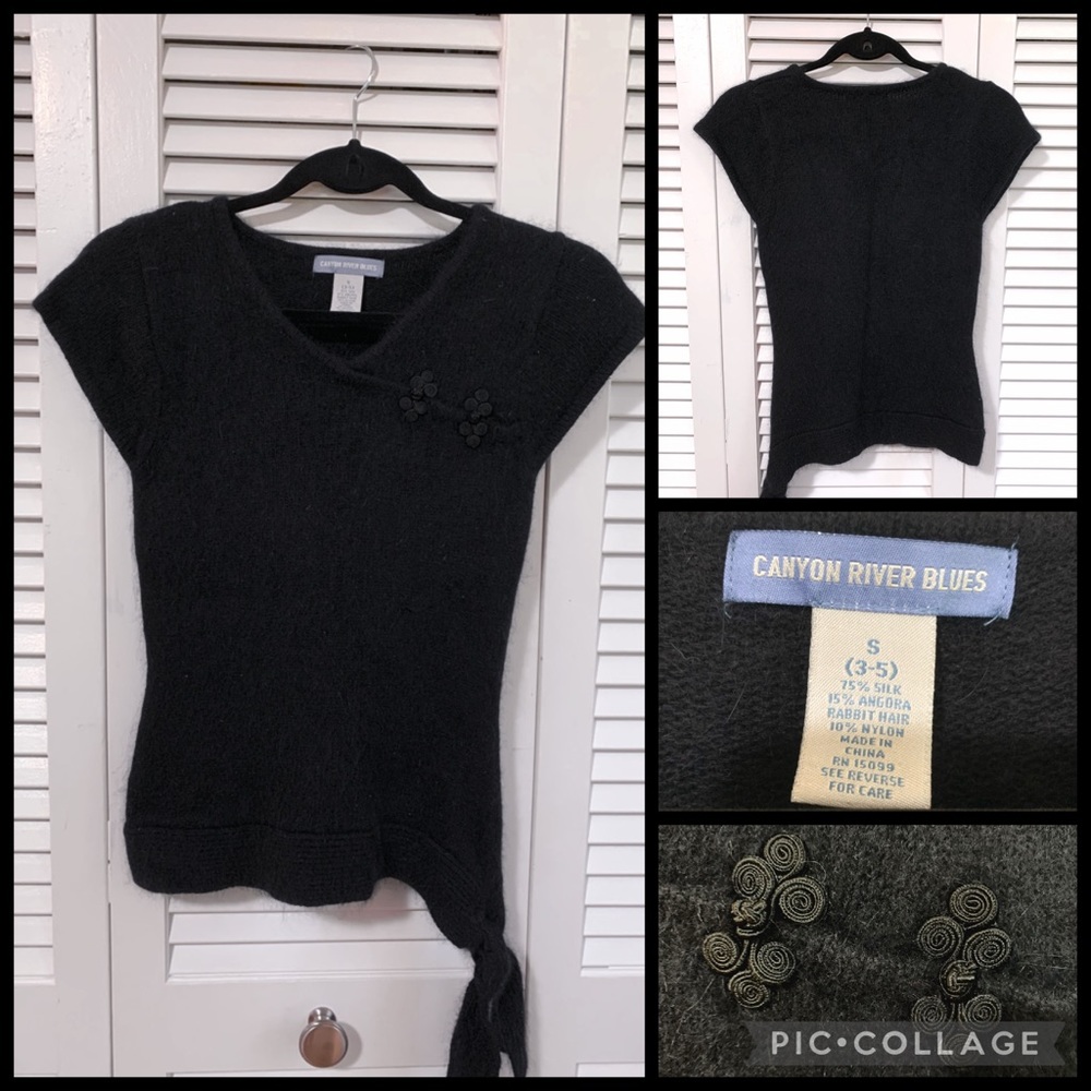 TOO LATE! 💸 Asian-inspired silk/angora sweater top